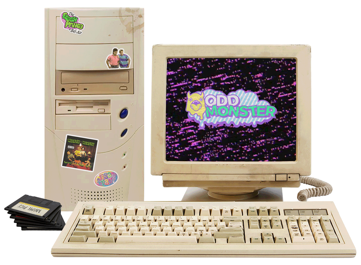 old 90s computer